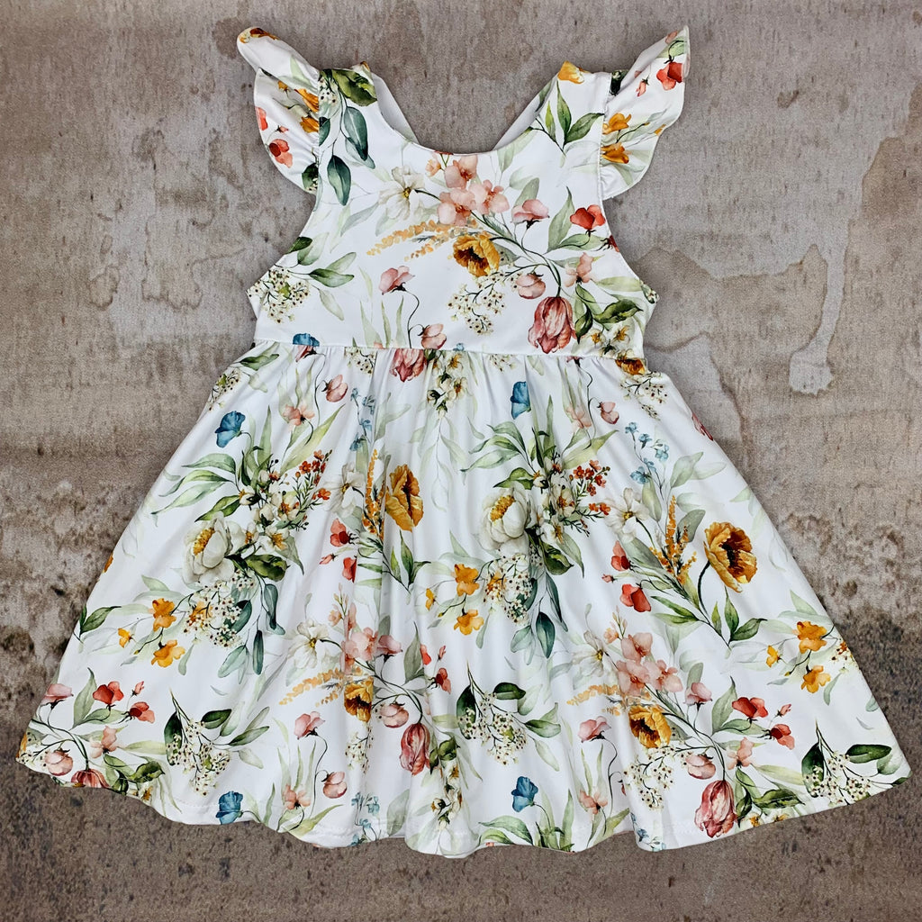 darling pinafore in bouquet (2 years - 6 years)