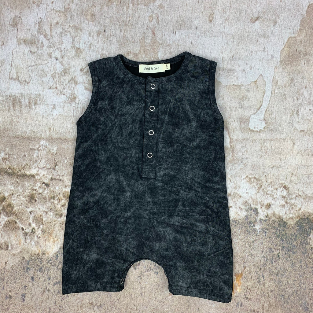 play suit in volcanic rock (0-3 month - 18-24 month)