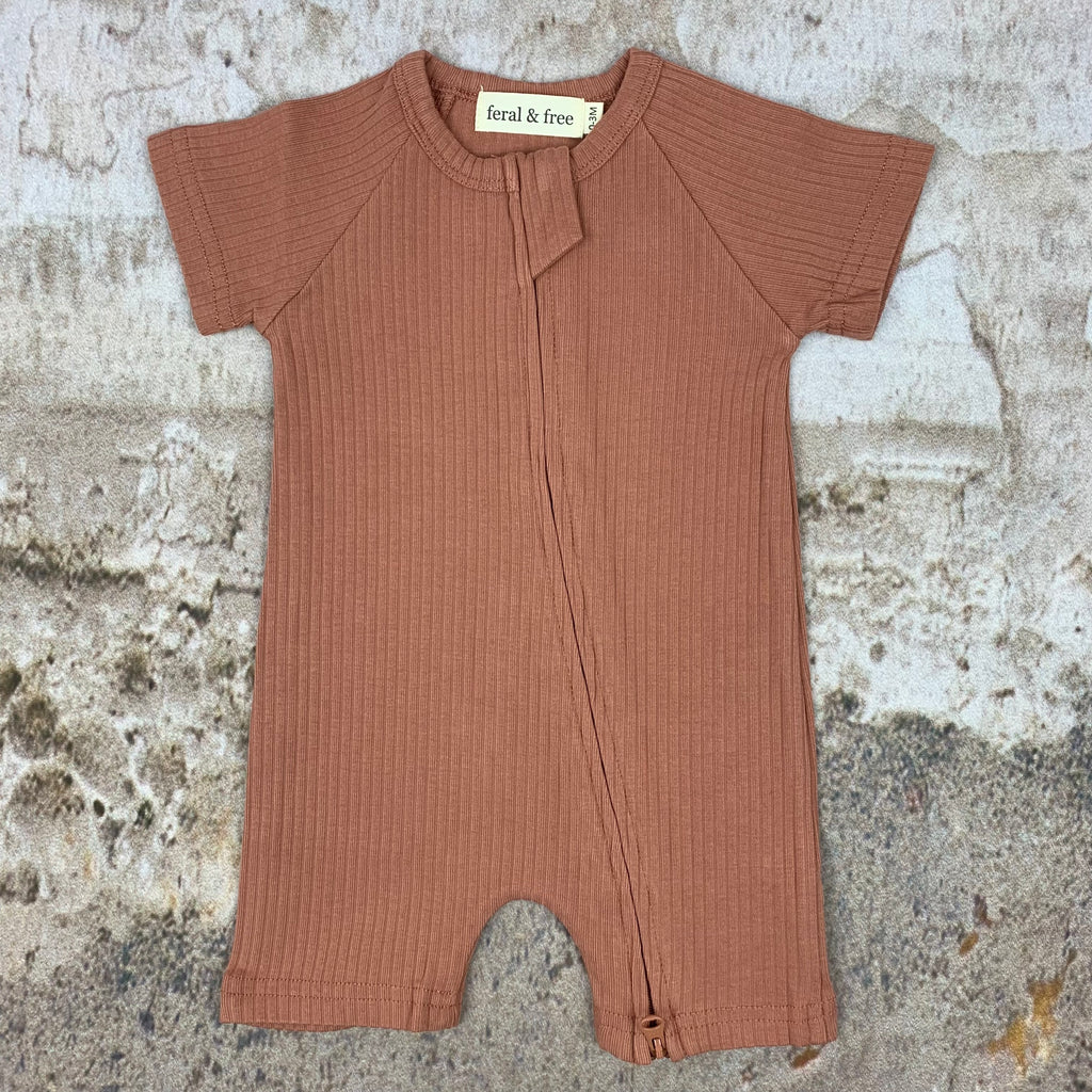 t-shirt romper in cranberry cocktail  (0-3 months - 18-24 month)
